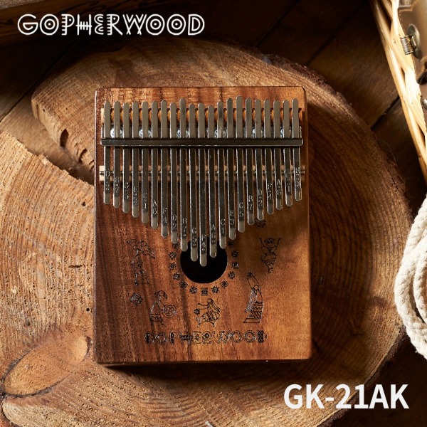 Gopherwood고퍼우드 원목 GK-21AK 유광 칼림바 Gopher Wood