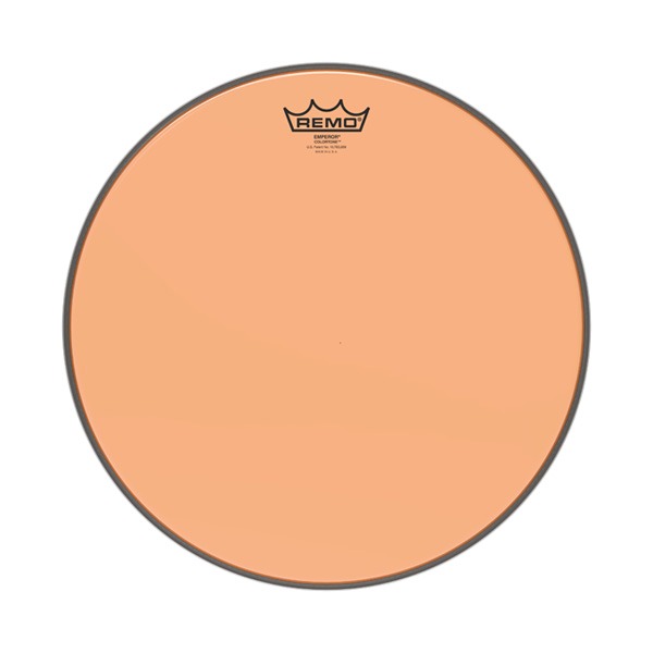 Remo레모 엠페러 컬러톤 오렌지 드럼헤드 16인치 BE-0316-CT-OG Remo Emperor Colortone Orange Drum Head 16
