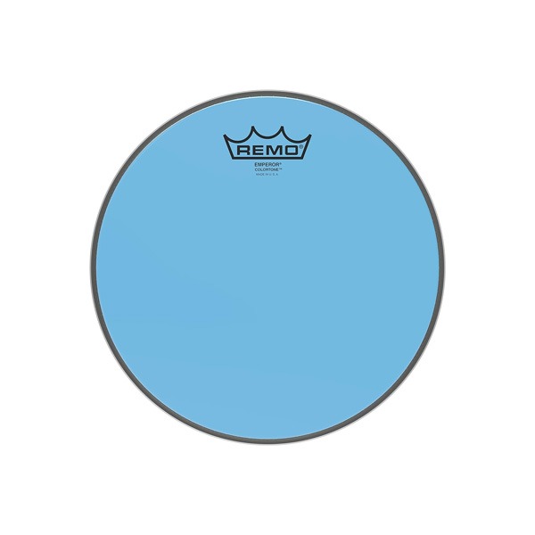 Remo레모 엠페러 컬러톤 드럼 헤드10인치 BE-0310-CT-BU Remo Emperor Colortone Blue Drum Head